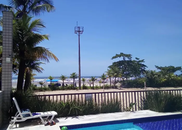 Apartamento Pe Na Areia Com Piscina Vista Mar Bairro Nobre